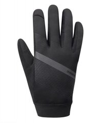 Pirštinės Shimano Windbreak, juodos цена и информация | Велосипедные перчатки | pigu.lt