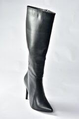 Женские длинные сапоги, черные цена и информация | Женские ботинки | pigu.lt