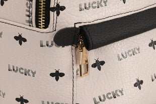 Moteriška kuprinė Lucky Bees 338, smėlio spalvos цена и информация | Женская сумка Bugatti | pigu.lt