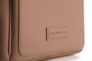 Moteriška kuprinė Lucky Bees 528, smėlio spalvos цена и информация | Женская сумка Bugatti | pigu.lt
