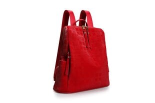 Moteriška kuprinė Lucky Bees 1217, raudona цена и информация | Женская сумка Bugatti | pigu.lt