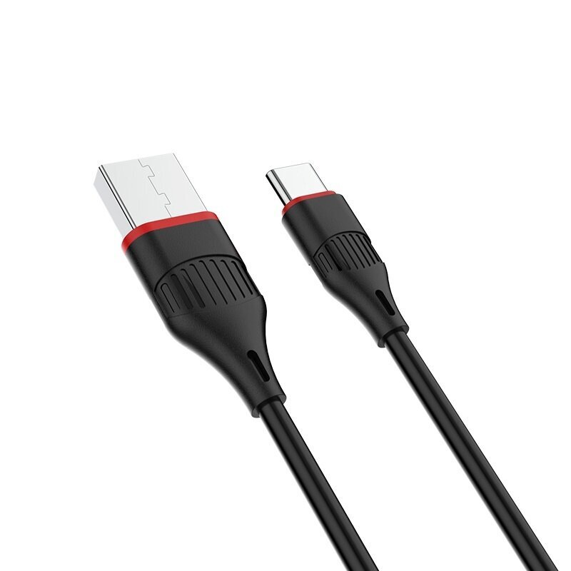 Borofone, USB-A/USB-C, 1 m kaina ir informacija | Kabeliai ir laidai | pigu.lt