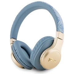 Original Bluetooth Headphones GUESS 4G Script GUBH604GEMB blue цена и информация | Наушники | pigu.lt