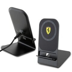 Original Induction Charger FERRARI 2023 Collection MagSafe 15W FEMFBMALK Black цена и информация | Зарядные устройства для телефонов | pigu.lt