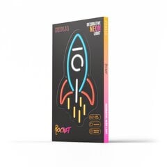 Neon PLEXI LED ROCKET multicolor NNE18 Neolia цена и информация | Детали интерьера | pigu.lt