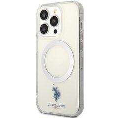 US Polo USHMP15LUCIT iPhone 15 Pro 6.1" transparent MagSafe Collection цена и информация | Чехлы для телефонов | pigu.lt