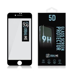 OBAL:ME 5D Glass Screen Protector for Apple iPhone 7|8|SE2020|SE2022 Black цена и информация | Защитные пленки для телефонов | pigu.lt