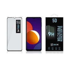 OBAL:ME 5D Glass Screen Protector for Samsung Galaxy M12|A32 5G|A12|A02s Black цена и информация | Защитные пленки для телефонов | pigu.lt