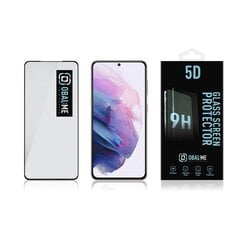 OBAL:ME 5D Glass Screen Protector for Samsung Galaxy S21 Black цена и информация | Защитные пленки для телефонов | pigu.lt