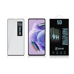 OBAL:ME 5D Glass Screen Protector for  Xiaomi Redmi Note 12 Pro+ 5G Black цена и информация | Защитные пленки для телефонов | pigu.lt