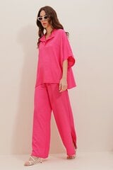 Moteriškas laisvalaikio kostiumėlis, rožinis kaina ir informacija | Kostiumėliai moterims | pigu.lt