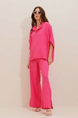 Moteriškas laisvalaikio kostiumėlis, rožinis kaina ir informacija | Kostiumėliai moterims | pigu.lt