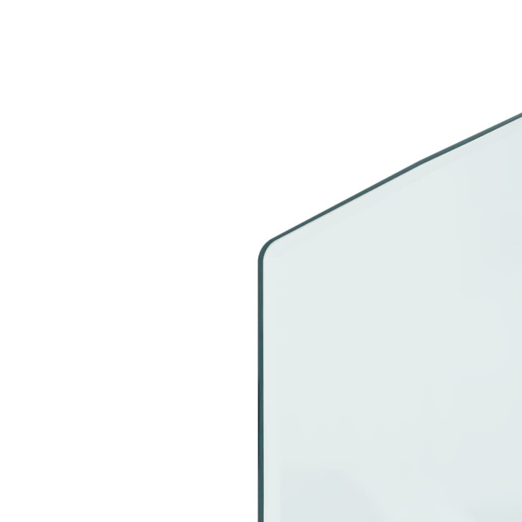Židinio stiklo plokštė vidaXL skaidrios spalvos 120x50cm kaina ir informacija | Židiniai, ugniakurai | pigu.lt