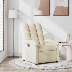 Svetainės fotelis vidaXL, smėlio spalvos kaina ir informacija | Svetainės foteliai | pigu.lt