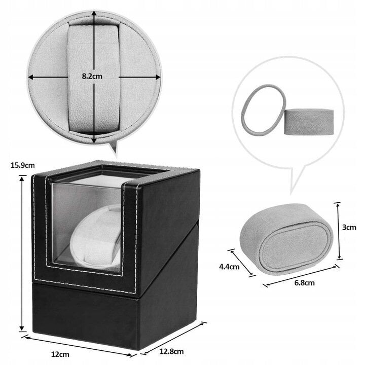 Laikrodžių dėžutė, 1 vnt. kaina ir informacija | Interjero detalės | pigu.lt