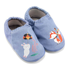 Vaikiški bataukai Jack Rabbit Hyper, mėlyni цена и информация | Детские тапочки, домашняя обувь | pigu.lt