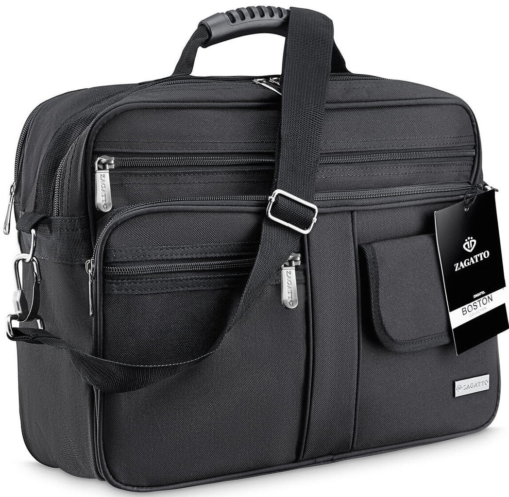 Vyriškas krepšys per petį Zagatto, juoda цена и информация | Vyriškos rankinės | pigu.lt