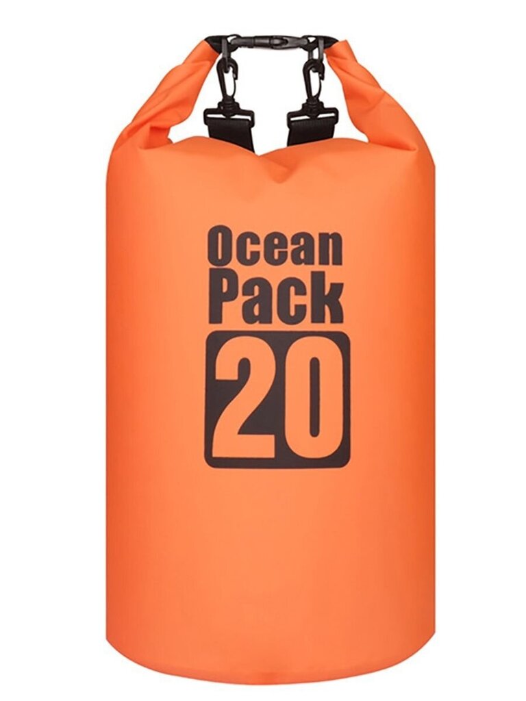 Neperšlampamas krepšys baidarėms Korbi, orandžinis kaina ir informacija | Kitos plaukimo prekės | pigu.lt