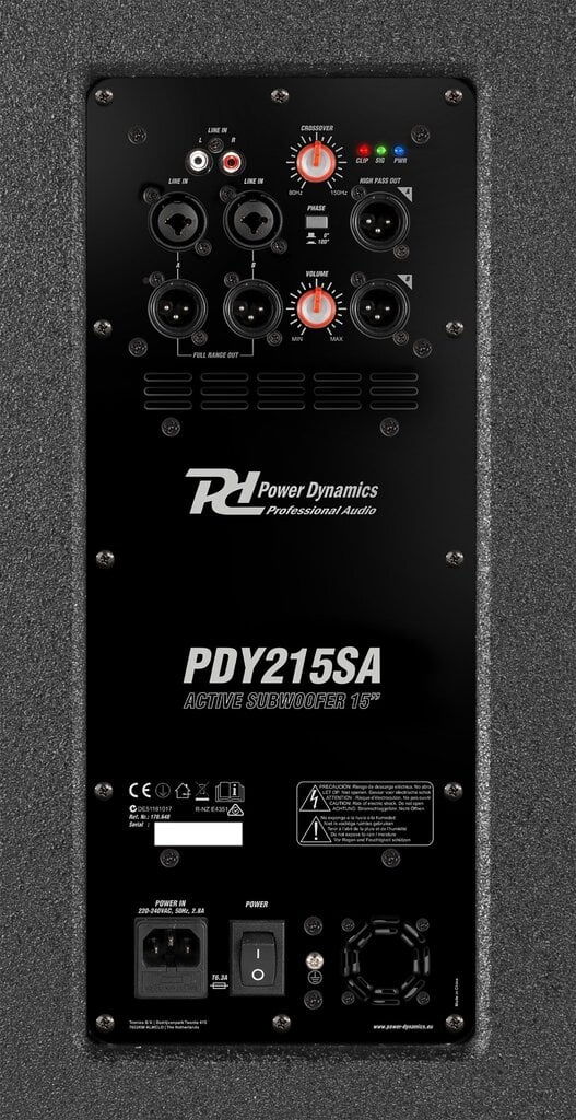 Power Dynamics PDY215SA kaina ir informacija | Garso kolonėlės | pigu.lt