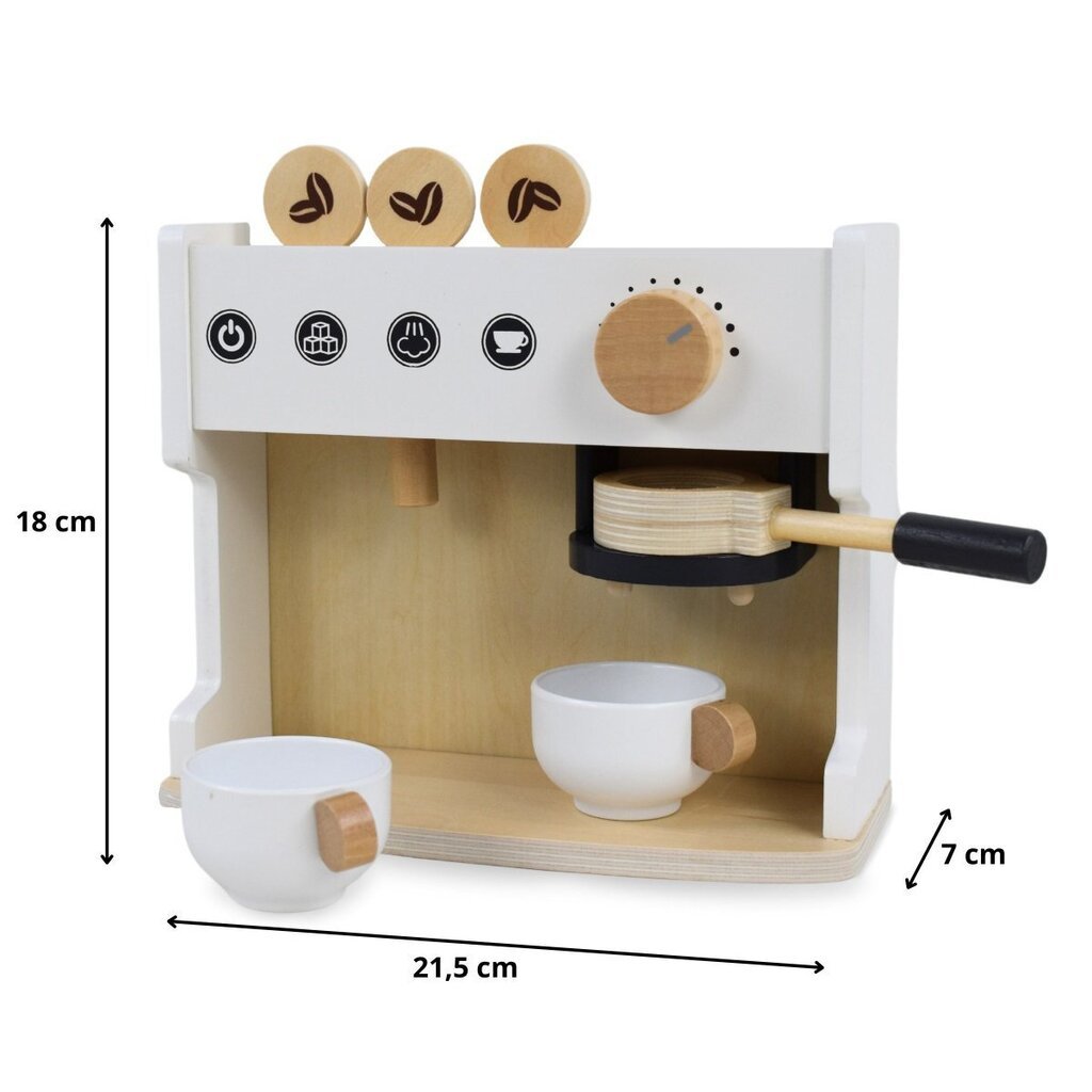 Medinis kavos aparatas vaikams Mamabrum kaina ir informacija | Žaislai mergaitėms | pigu.lt
