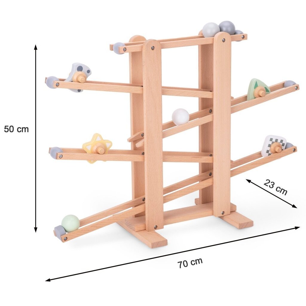 Medinė trasa figūroms Mamabrum цена и информация | Žaislai kūdikiams | pigu.lt