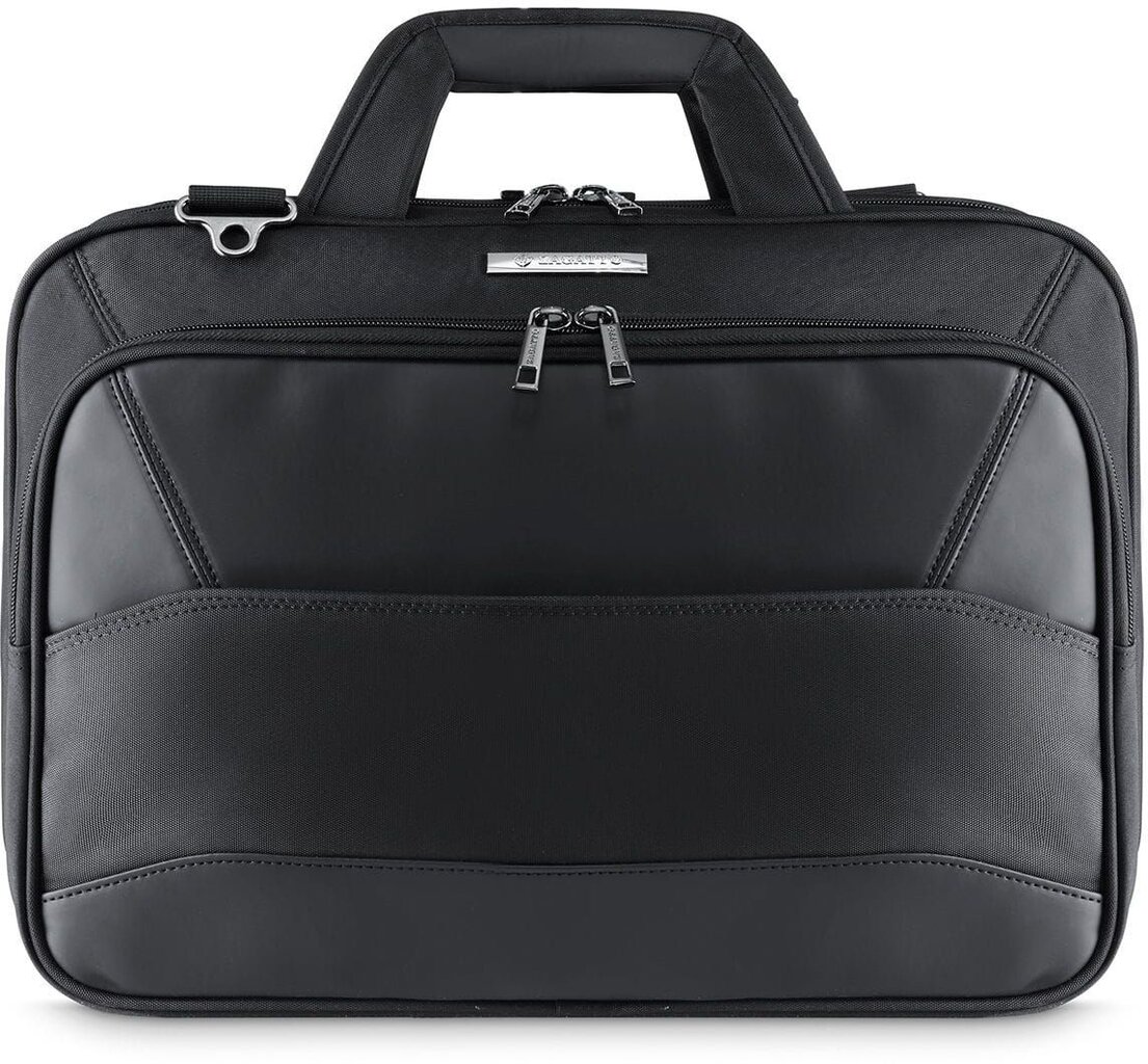 Nešiojamojo kompiuterio krepšys 17,3" ir 15,6" Zagatto, juodas verslo krepšys per petį kaina ir informacija | Krepšiai, kuprinės, dėklai kompiuteriams | pigu.lt