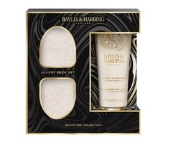 Косметический набор Baylis & Harding Sweet Mandarin & Grapefruit Luxury Foot Care: крем для стоп, 125 мл + носки цена и информация | Кремы, лосьоны для тела | pigu.lt