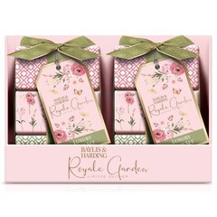Muilų rinkinys Baylis & Harding Royale Garden Rose, Poppy & Vanilla Luxury Wrapped Soaps: muilas, 3x100 g kaina ir informacija | Muilai | pigu.lt