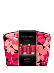 Набор косметики Baylis & Harding Boudiore Cherry Blossom Luxury Wash: крем для душа, 100 мл + лосьон для тела, 50 мл + шампунь, 100 мл + кондиционер, 50 мл + косметичка цена и информация | Кремы, лосьоны для тела | pigu.lt