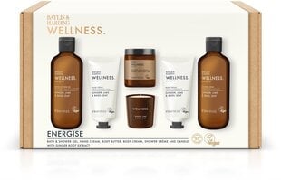 Набор косметики Baylis & Harding Wellness Luxury Candlelit Bathing: крем для душа, 250 мл + гель для душа, 250 мл + крем для рук, 100 мл + крем для тела, 100 мл + масло для тела, 85 мл цена и информация | Кремы, лосьоны для тела | pigu.lt