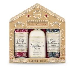 Косметический набор Baylis & Harding The Fuzzy Duck Winter Wonderland Festive Luxury Body Care: крем для душа, 200 мл + лосьон для тела, 200 мл + гель для душа, 300 мл цена и информация | Кремы, лосьоны для тела | pigu.lt