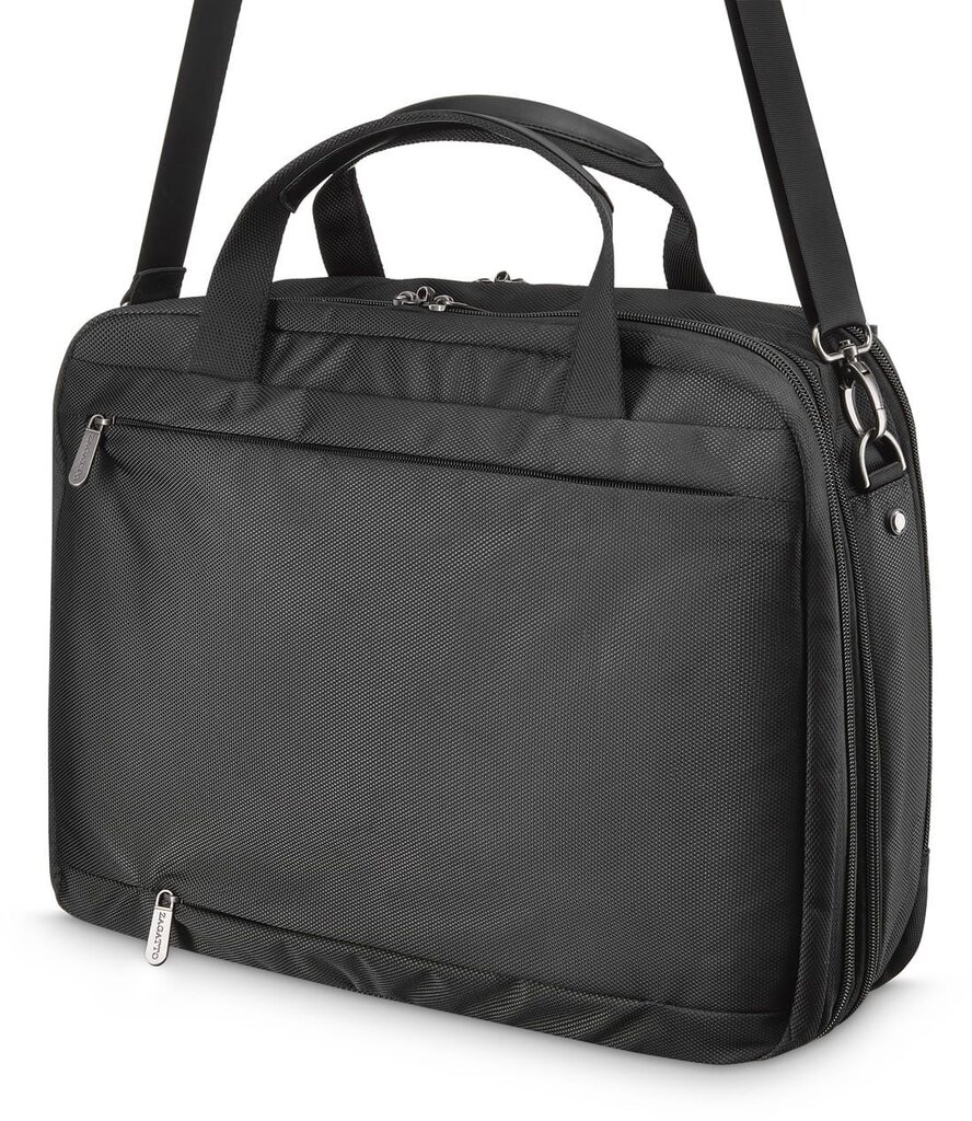 Juodas 15,6 colio nešiojamojo kompiuterio krepšys Zagatto, vyriškas ir moteriškas portfelis per petį цена и информация | Krepšiai, kuprinės, dėklai kompiuteriams | pigu.lt