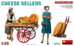 Klijuojamas Modelis MiniArt 38076 Cheese Sellers 1/35 kaina ir informacija | Klijuojami modeliai | pigu.lt