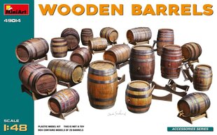 Klijuojamas Modelis MiniArt 49014 Wooden Barrels 1/48 цена и информация | Склеиваемые модели | pigu.lt