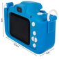 Vaikiškas fotoaparatas su atminties kortele Kruzzel AC22295, mėlynas цена и информация | Lavinamieji žaislai | pigu.lt