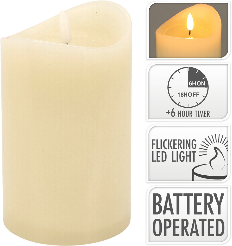 Koopman LED žvakė, 1 vnt. kaina ir informacija | Žvakės, Žvakidės | pigu.lt
