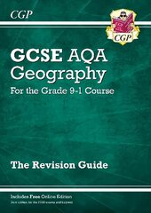 New GCSE Geography AQA Revision Guide includes Online Edition, Videos & Quizzes цена и информация | Книги для подростков  | pigu.lt