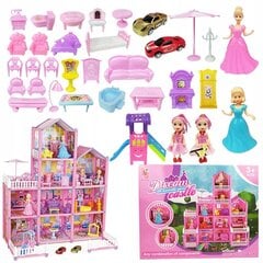 Lėlių namelis Matadi Villa, 88,5 cm kaina ir informacija | Žaislai mergaitėms | pigu.lt