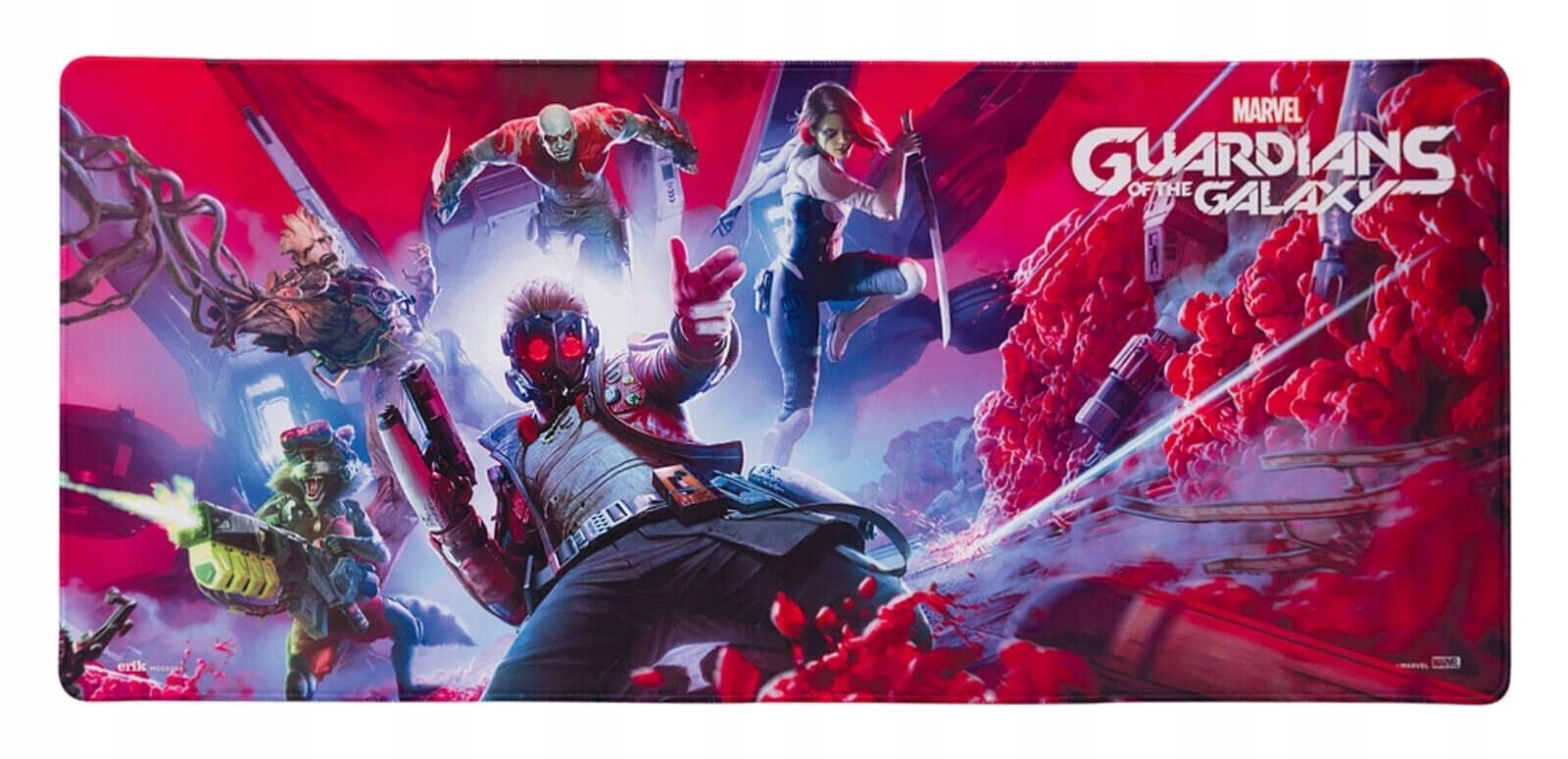 Pelės kilimėlis XXL Galaktikos sergėtojai Marvel Games Guardians Of The Galaxy, 80 x 35 cm kaina ir informacija | Pelės | pigu.lt