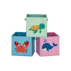 Набор из 3 органайзеров для игрушек цена и информация | Тумба с ящиками Versa | pigu.lt