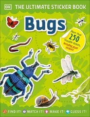 Ultimate Sticker Book Bugs цена и информация | Книги для самых маленьких | pigu.lt