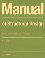 Manual of Structural Design: Structural Principles - Suitable Spans - Inspiring Works цена и информация | Книги об архитектуре | pigu.lt