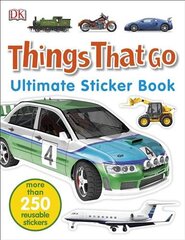 Things That Go Ultimate Sticker Book цена и информация | Книги для самых маленьких | pigu.lt