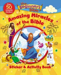 Beginner's Bible Amazing Miracles of the Bible Sticker and Activity Book kaina ir informacija | Knygos paaugliams ir jaunimui | pigu.lt