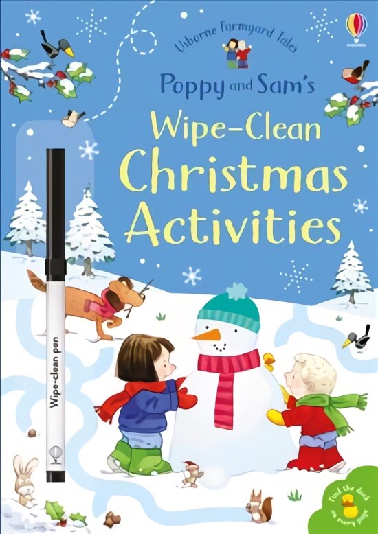 Poppy and Sam's Wipe-Clean Christmas Activities цена и информация | Knygos mažiesiems | pigu.lt