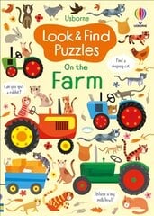 Look and Find Puzzles On the Farm цена и информация | Книги для малышей | pigu.lt