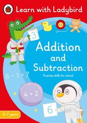 Addition and Subtraction: A Learn with Ladybird Activity Book 5-7 years: Ideal for home learning (KS1) kaina ir informacija | Knygos paaugliams ir jaunimui | pigu.lt