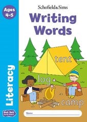 Get Set Literacy: Writing Words, Early Years Foundation Stage, Ages 4-5 цена и информация | Книги для подростков  | pigu.lt