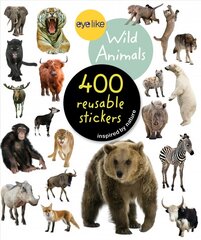 Eyelike Stickers: Wild Animals цена и информация | Книги для подростков  | pigu.lt