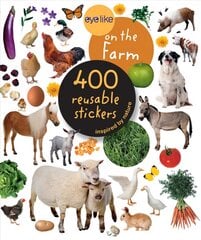 Eyelike Stickers: On the Farm цена и информация | Книги для самых маленьких | pigu.lt